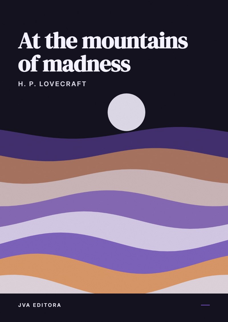Couverture de At the mountains of madness