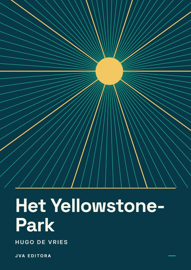 Capa de Het Yellowstone-Park