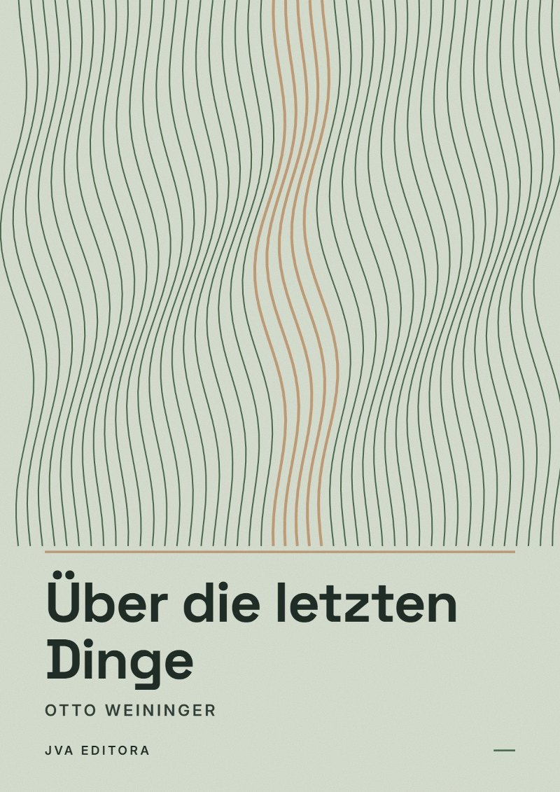 Portada de Über die letzten Dinge