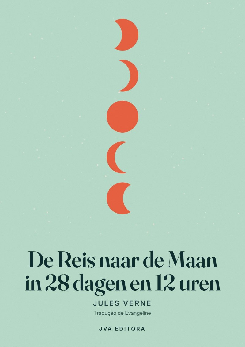 《De Reis naar de Maan in 28 dagen en 12 uren》封面