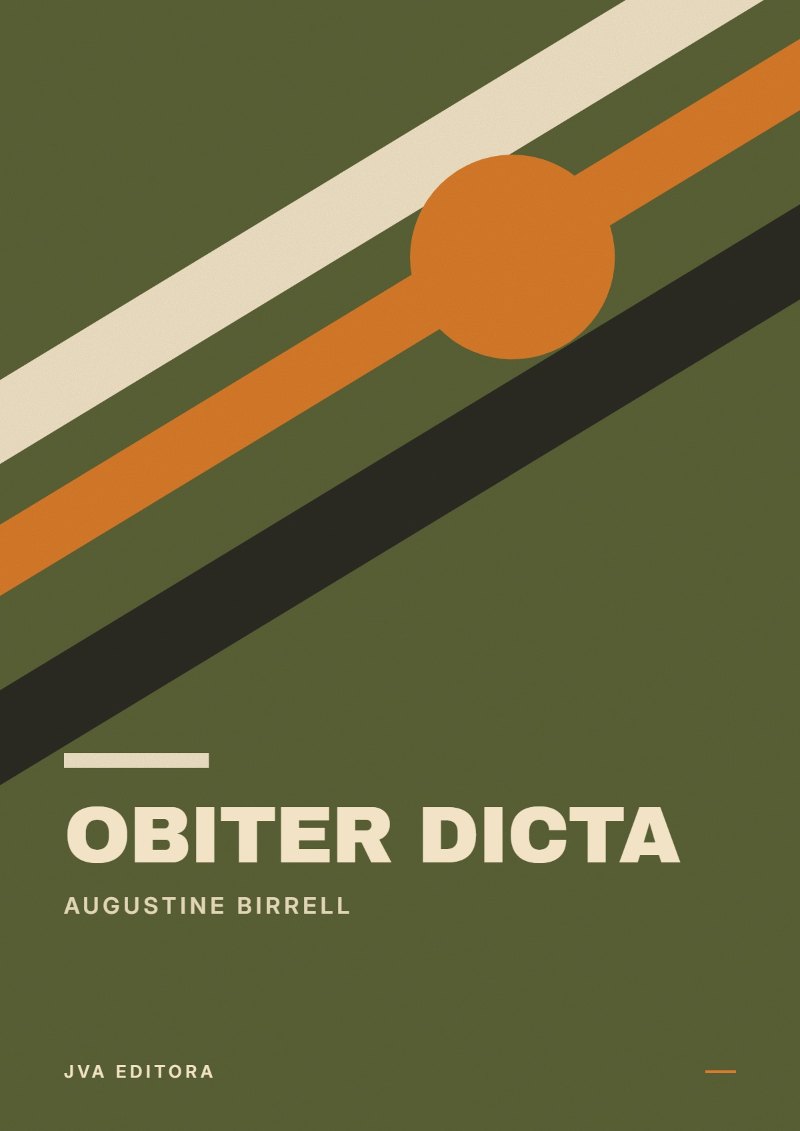 《Obiter Dicta》封面