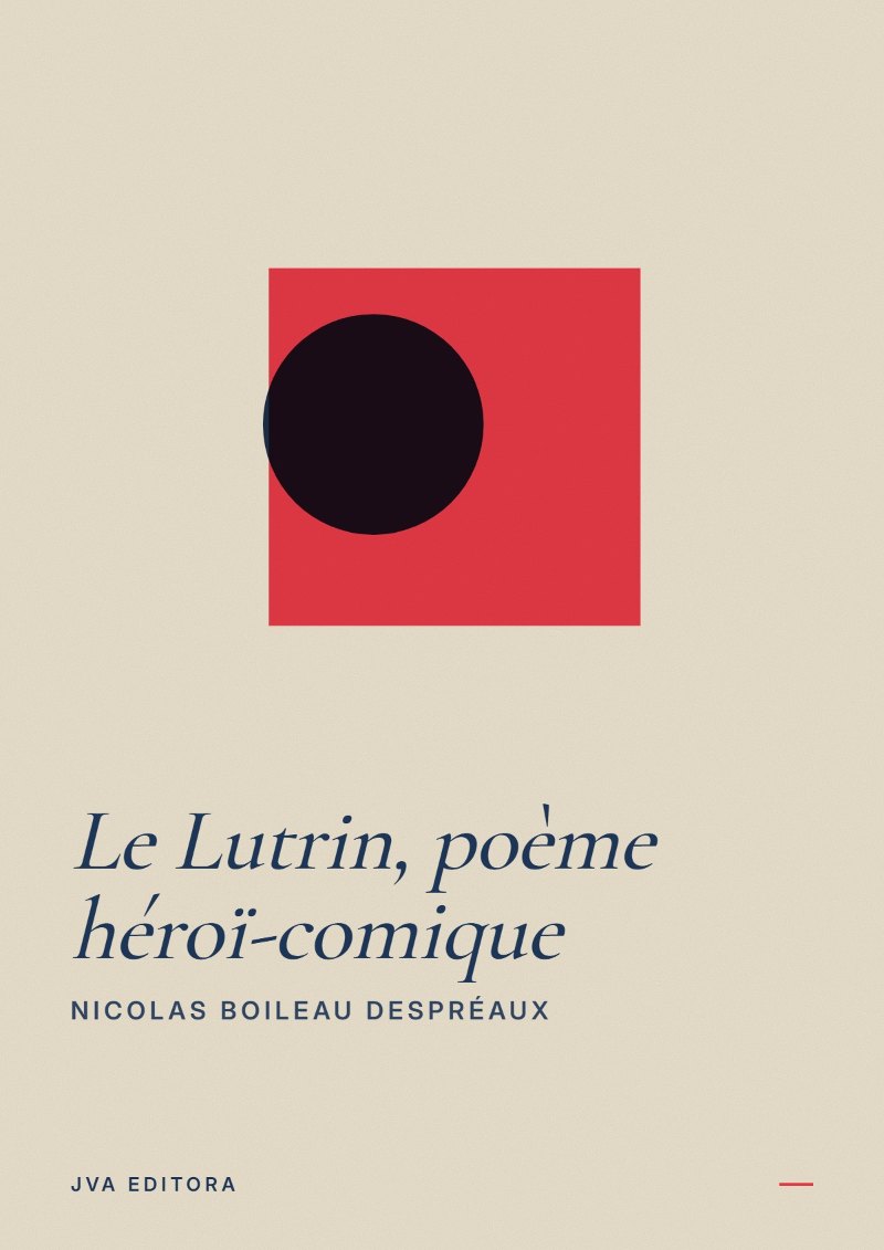 《Le Lutrin, poème héroï-comique》封面