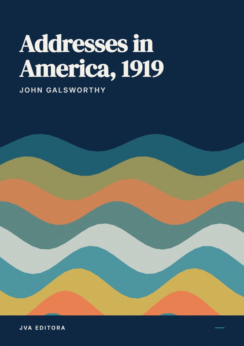 Capa de Addresses in America, 1919