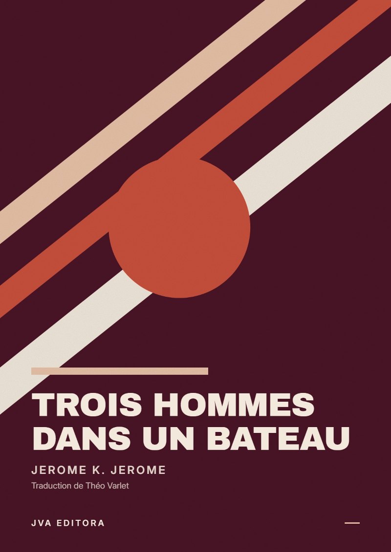 Capa de Trois hommes dans un bateau
