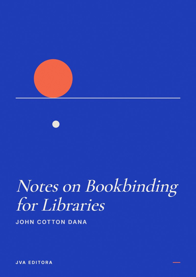 Capa de Notes on Bookbinding for Libraries