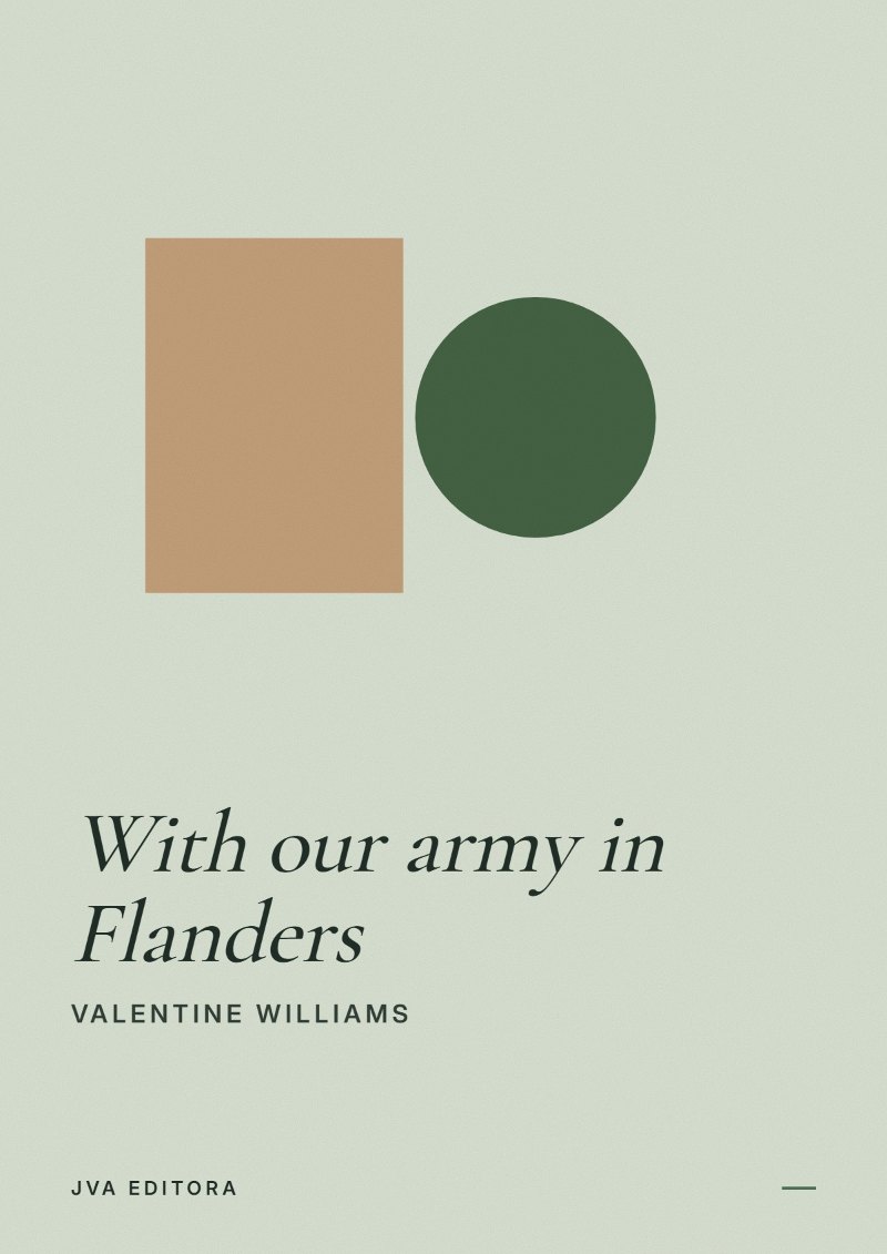 Portada de With our army in Flanders