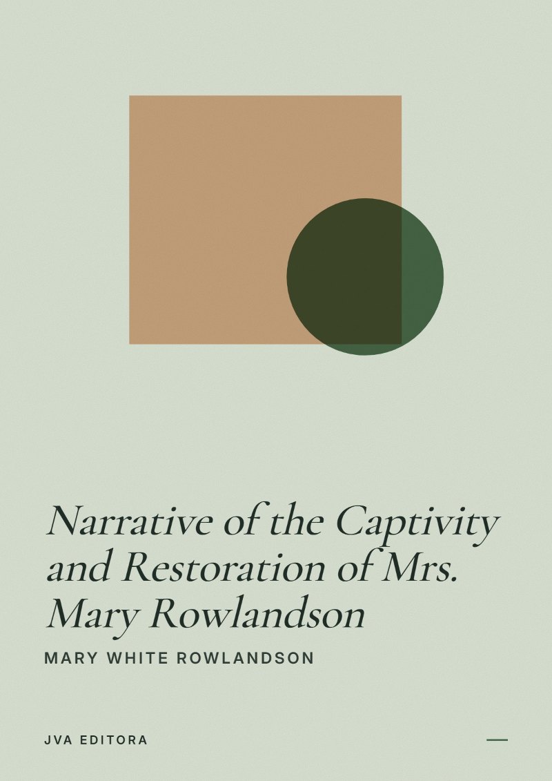 Cover von Narrative of the Captivity and Restoration of Mrs. Mary Rowlandson