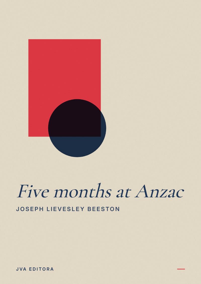 《Five months at Anzac》封面