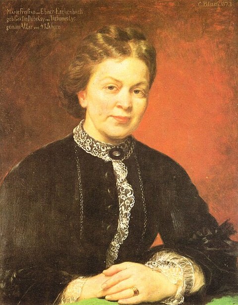 Retrato de Marie von Ebner-Eschenbach