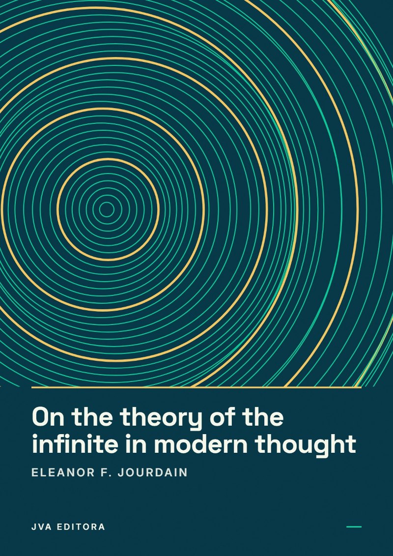 Couverture de On the theory of the infinite in modern thought