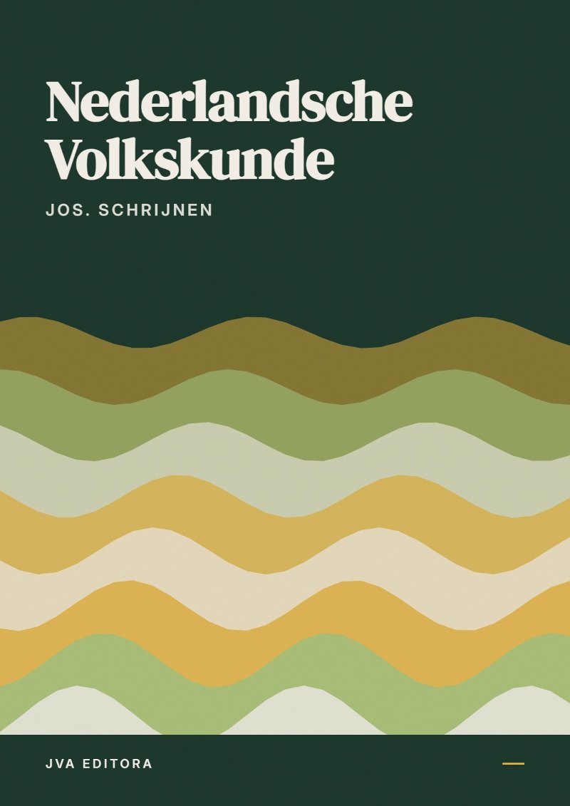 Capa de Nederlandsche Volkskunde