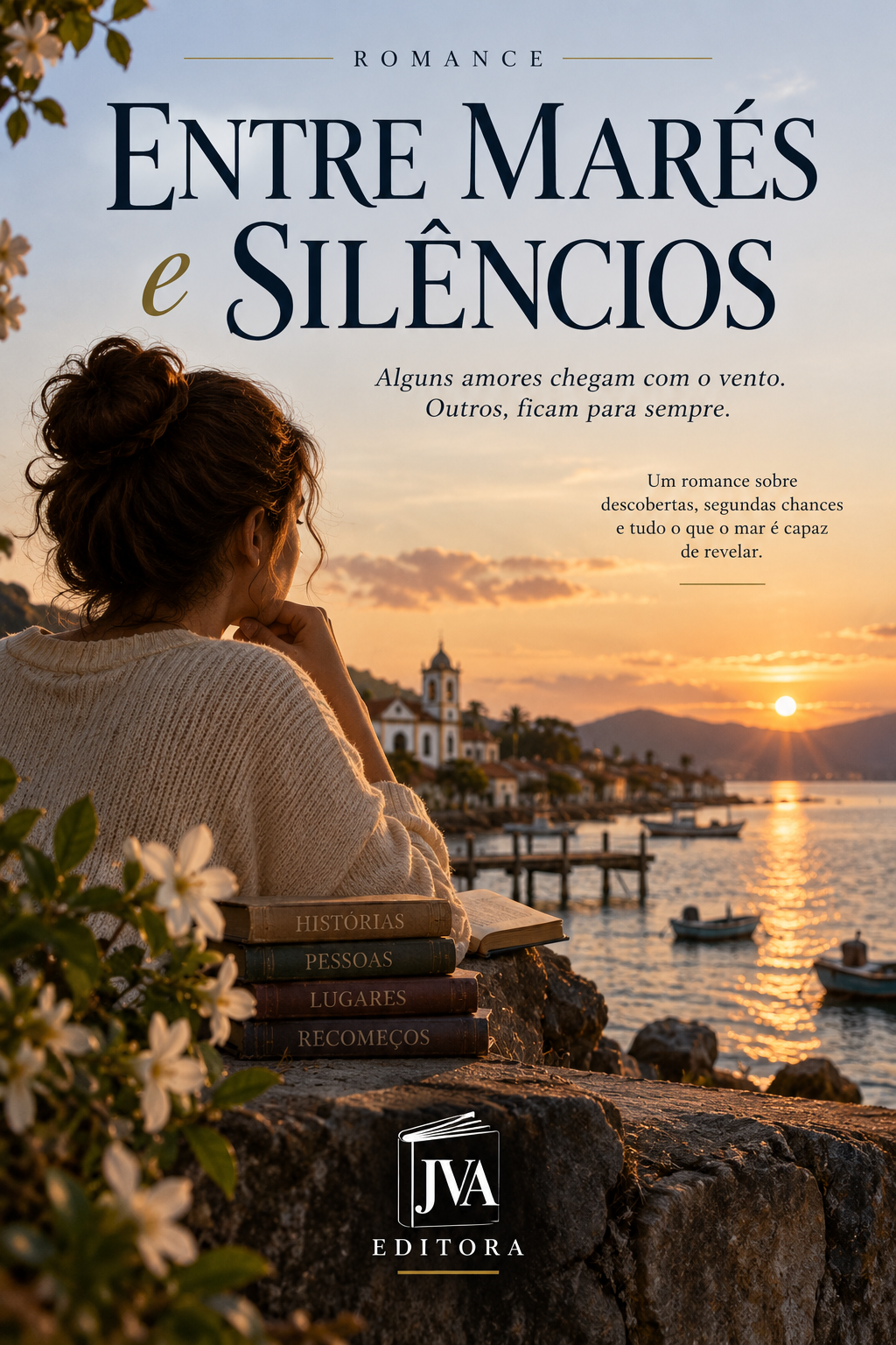 Capa de Entre Marés e Silêncios