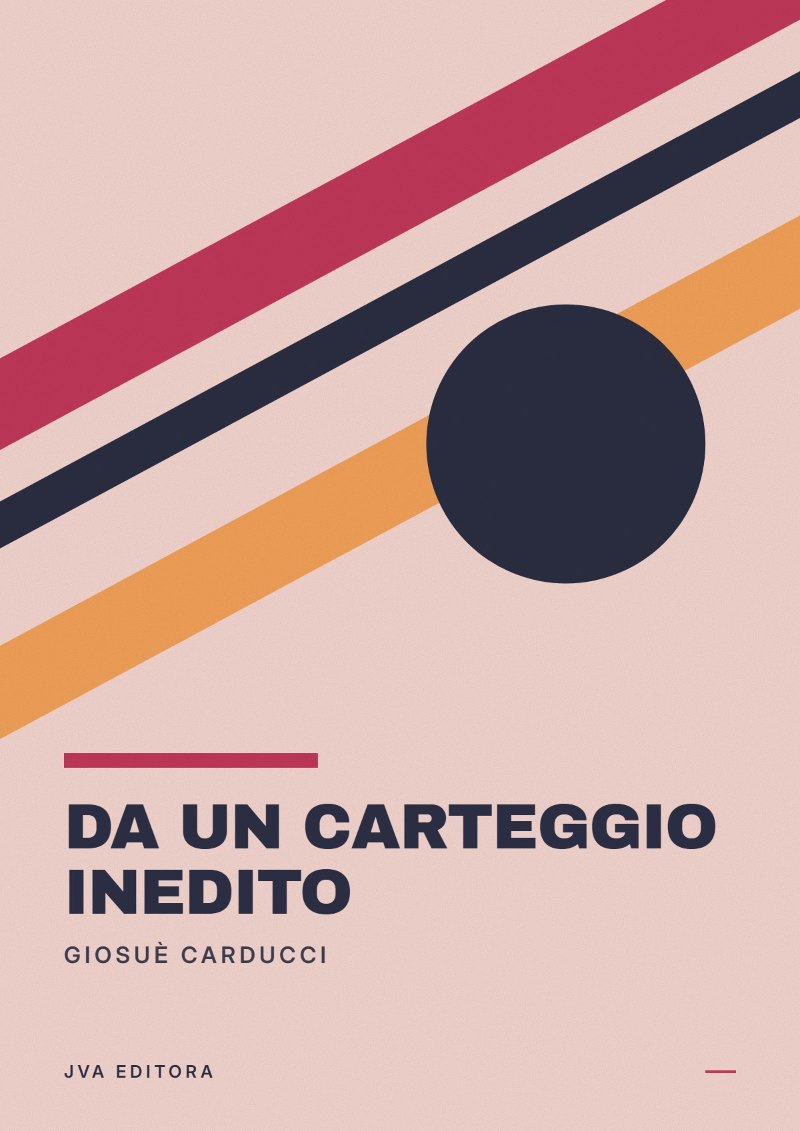 Capa de Da un carteggio inedito