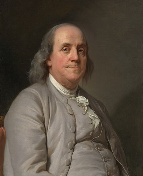 Retrato de Benjamin Franklin