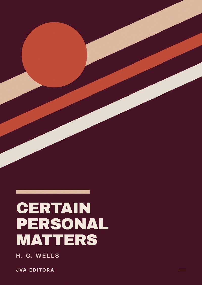 《Certain Personal Matters》封面