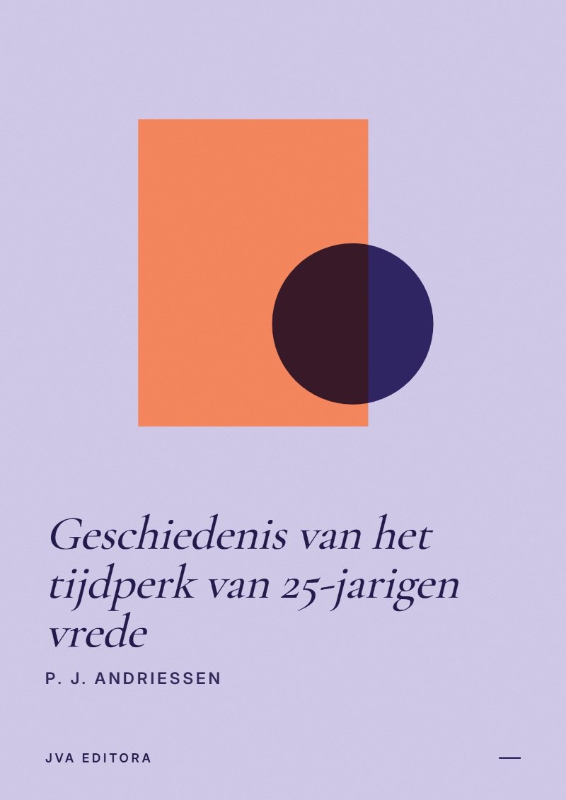 Capa de Geschiedenis van het tijdperk van 25-jarigen vrede