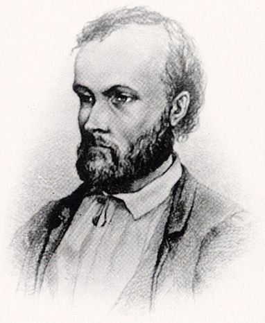 Porträt von Aleksis Kivi
