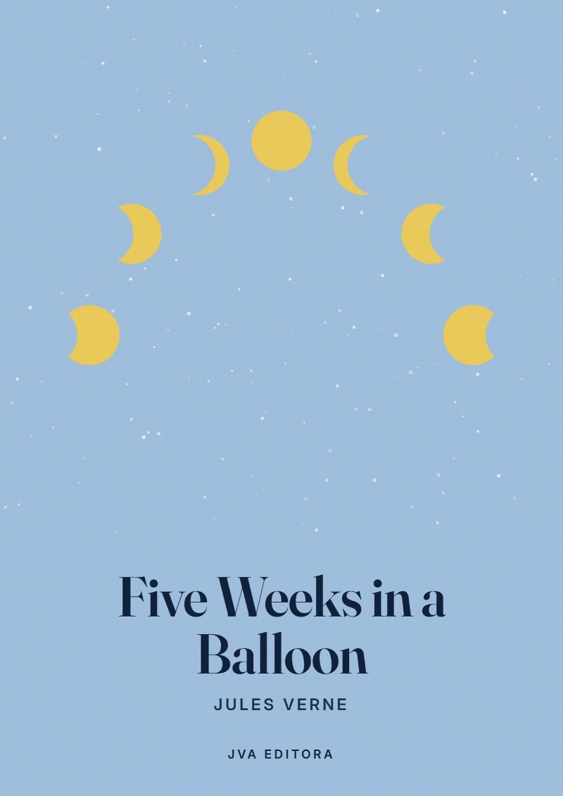Cover von Five Weeks in a Balloon