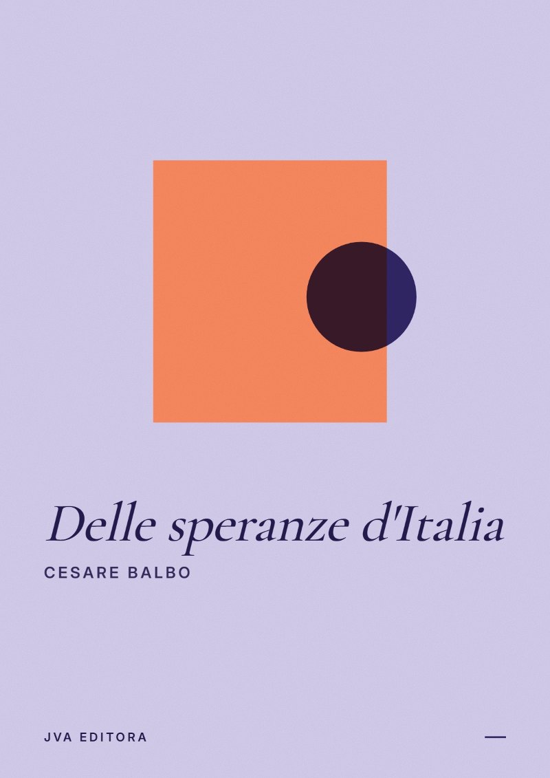 Couverture de Delle speranze d'Italia