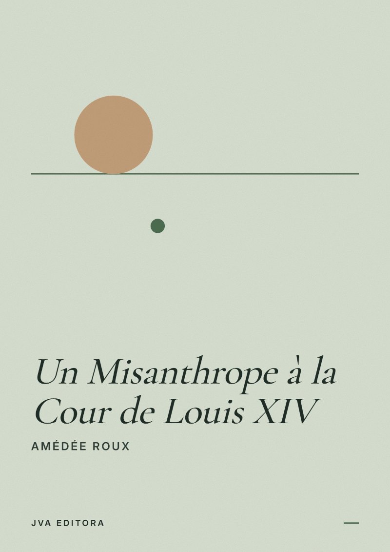 Capa de Un Misanthrope à la Cour de Louis XIV