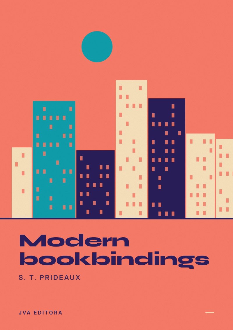 《Modern bookbindings》封面