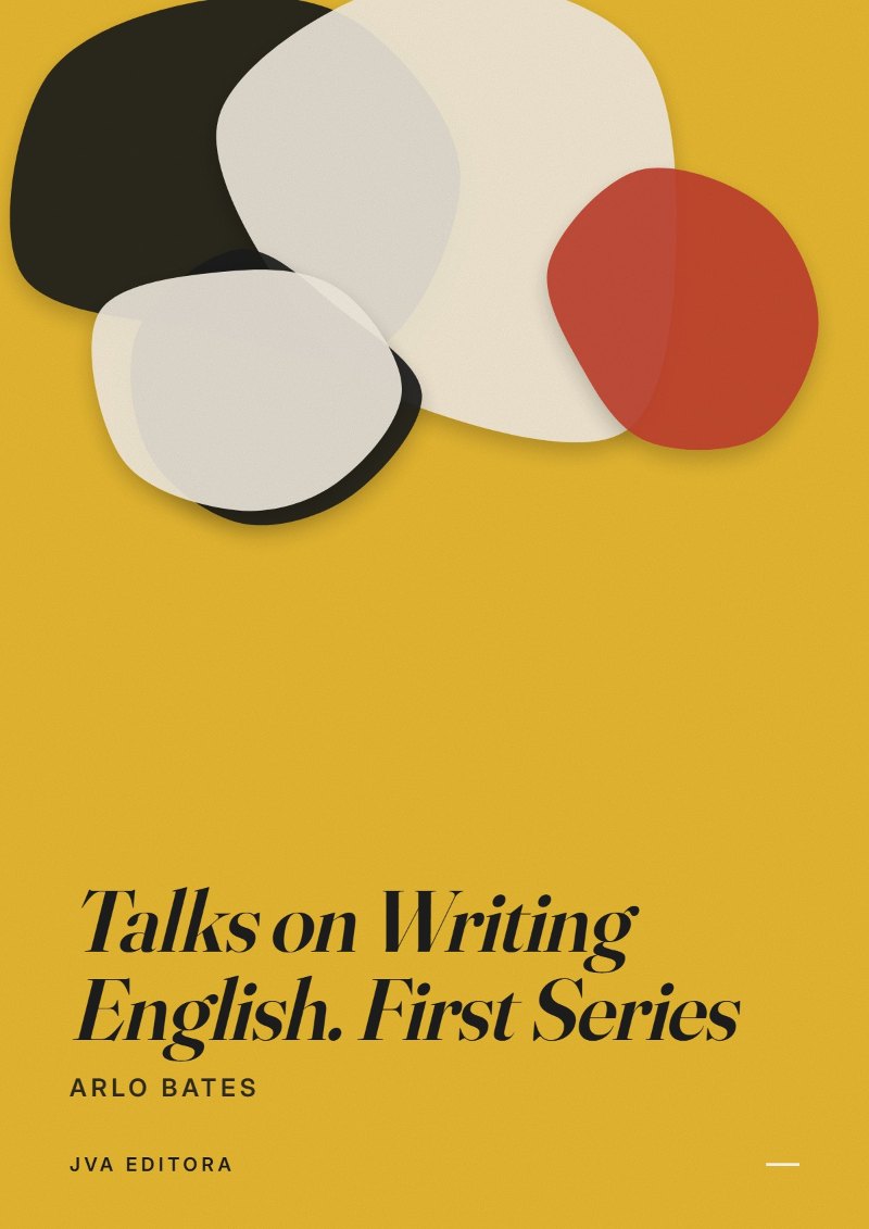Capa de Talks on Writing English. First Series