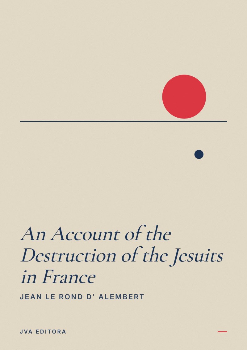 Εξώφυλλο του An Account of the Destruction of the Jesuits in France