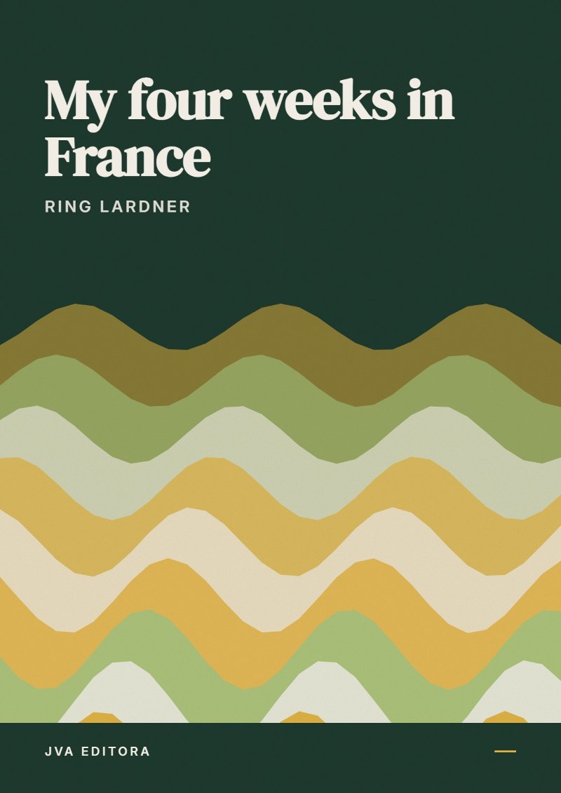 Capa de My four weeks in France