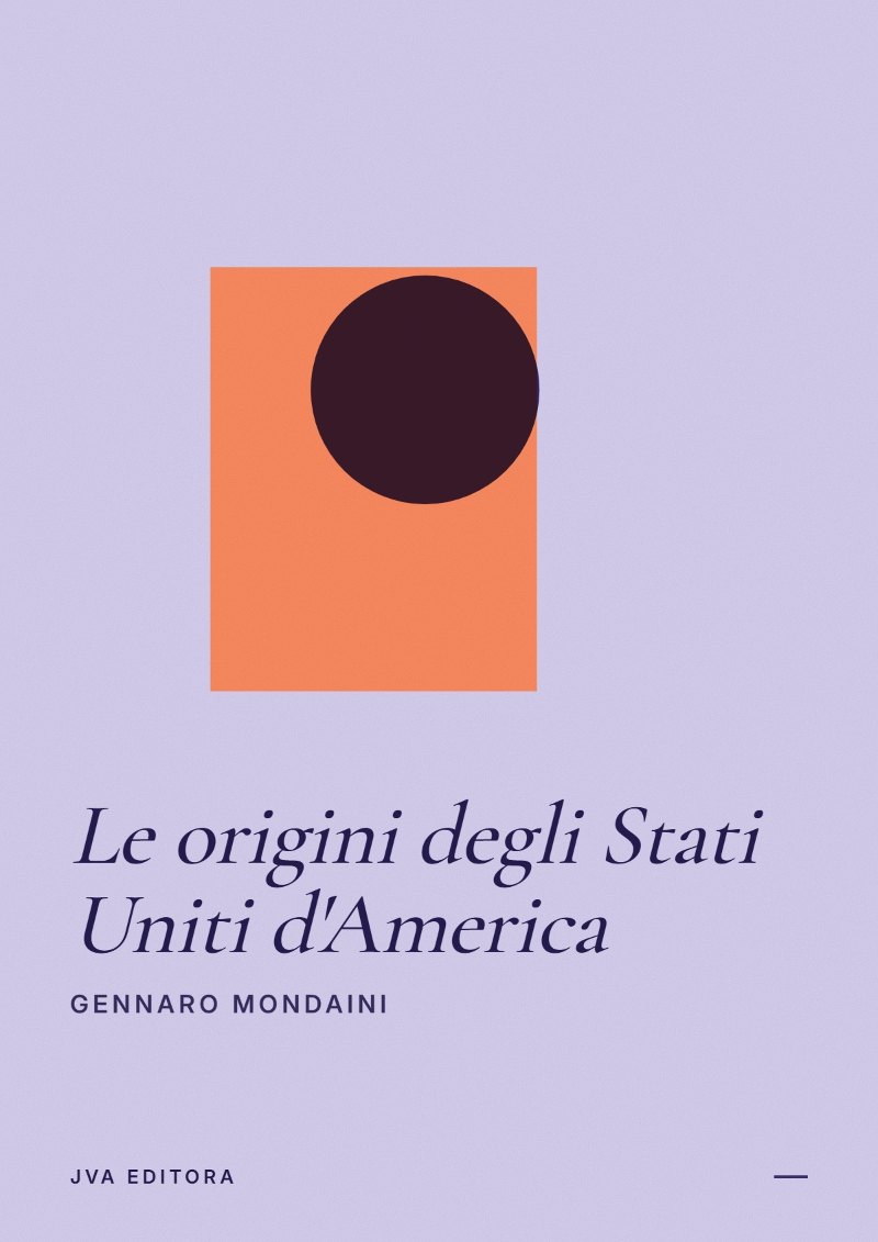 Capa de Le origini degli Stati Uniti d'America