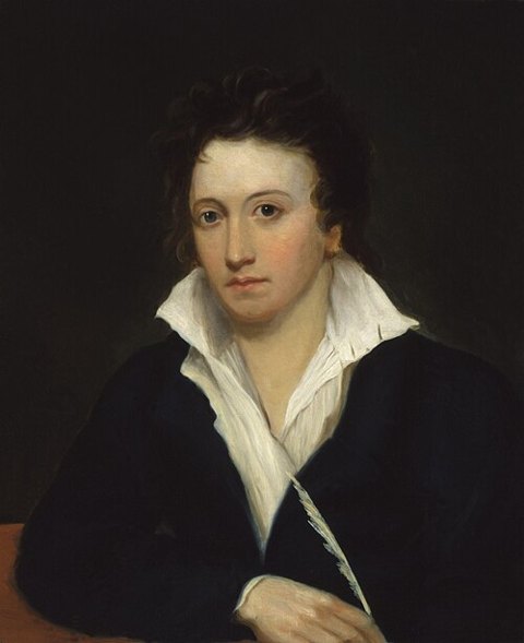 Portrait de Percy Bysshe Shelley