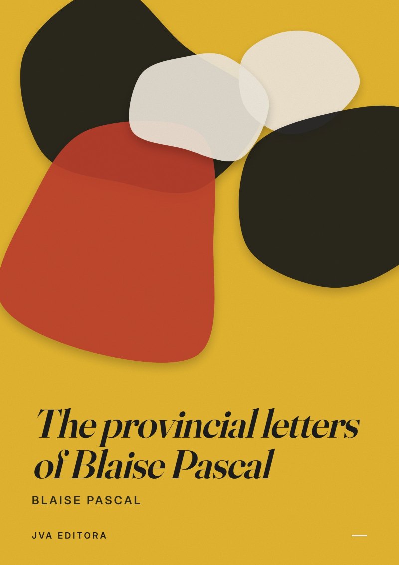 Capa de The provincial letters of Blaise Pascal