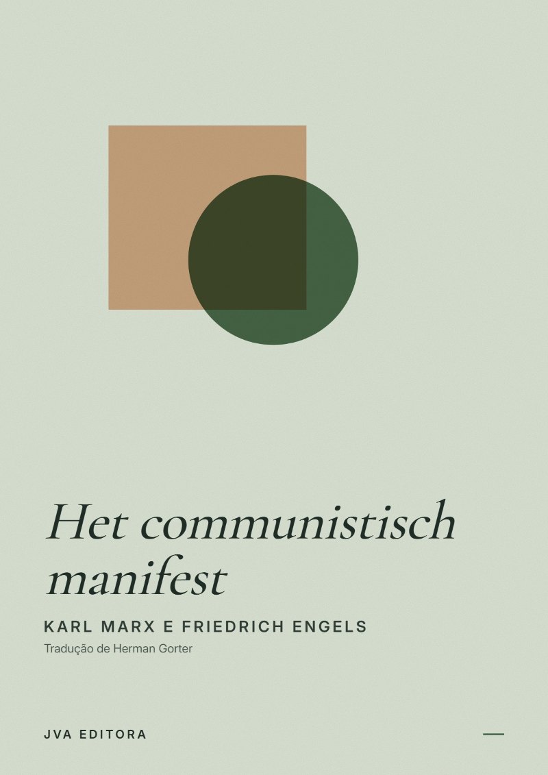 Capa de Het communistisch manifest