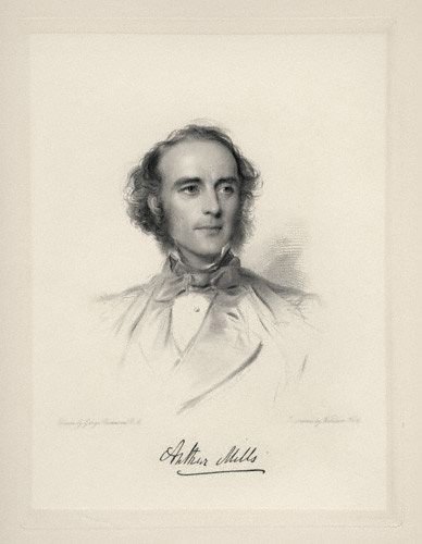 Retrato de Arthur Mills