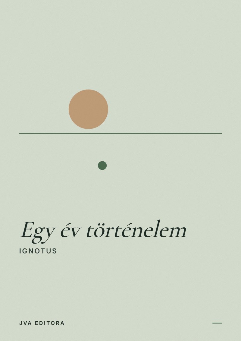 Cover von Egy év történelem