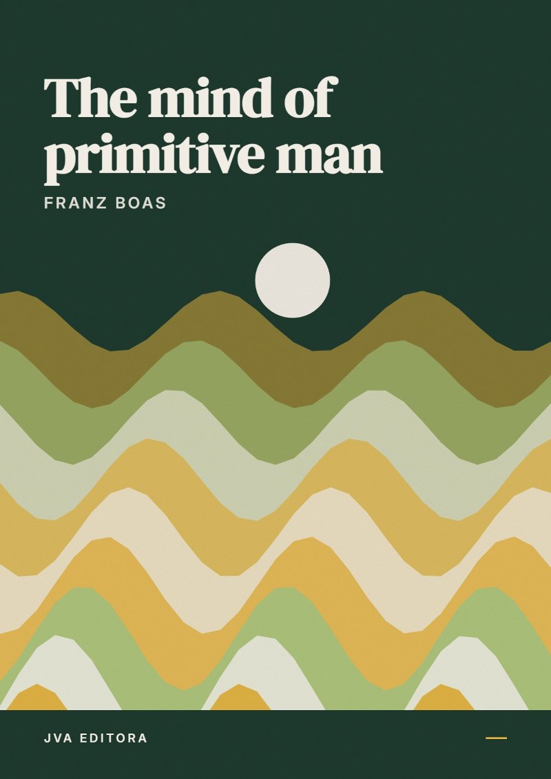 Capa de The mind of primitive man