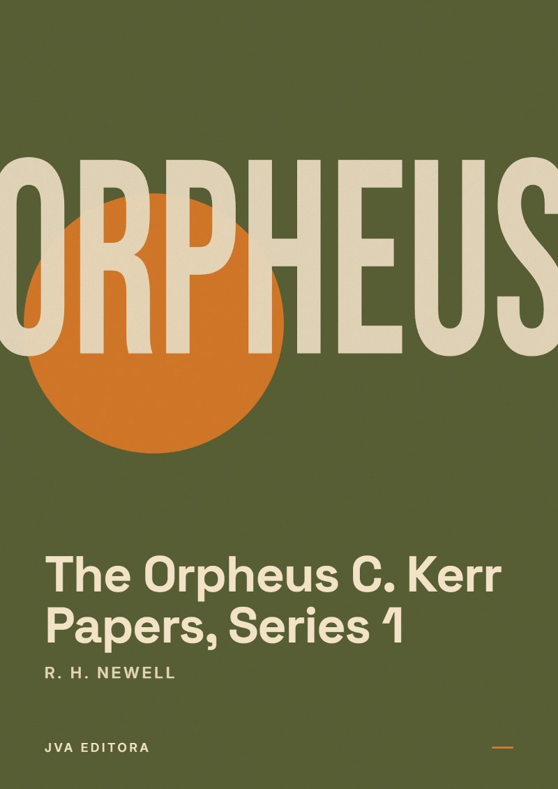 Εξώφυλλο του The Orpheus C. Kerr Papers, Series 1
