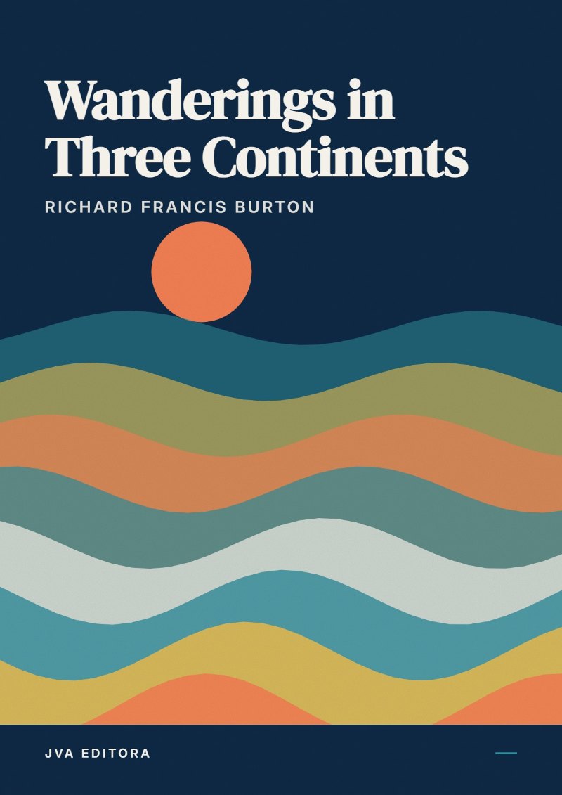 Capa de Wanderings in Three Continents