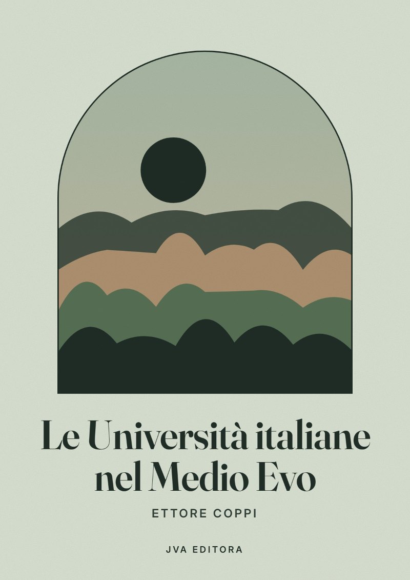 Εξώφυλλο του Le Università italiane nel Medio Evo
