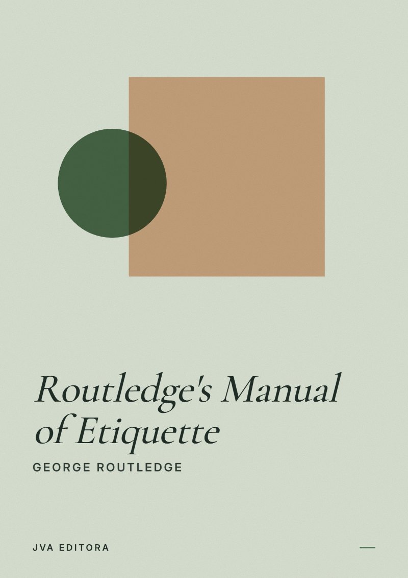 Couverture de Routledge's Manual of Etiquette