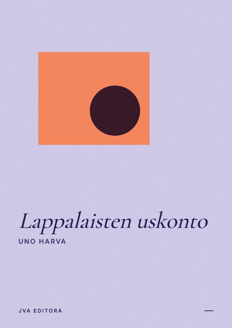 《Lappalaisten uskonto》封面
