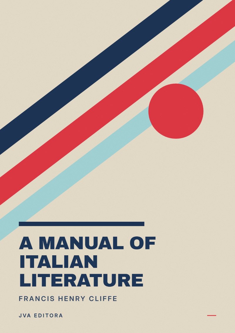 Capa de A manual of Italian literature
