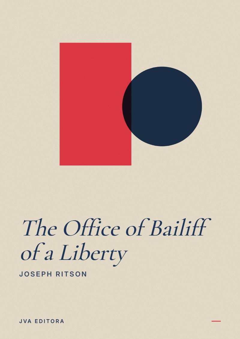 Couverture de The Office of Bailiff of a Liberty