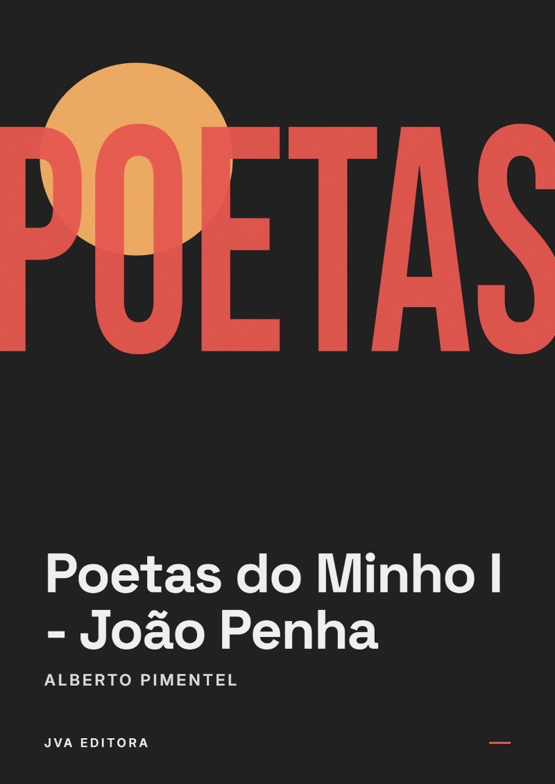 Capa de Poetas do Minho I - João Penha