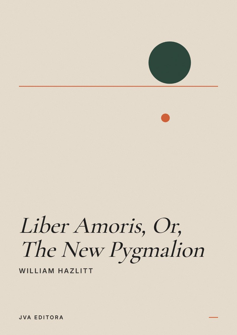 Εξώφυλλο του Liber Amoris, Or, The New Pygmalion