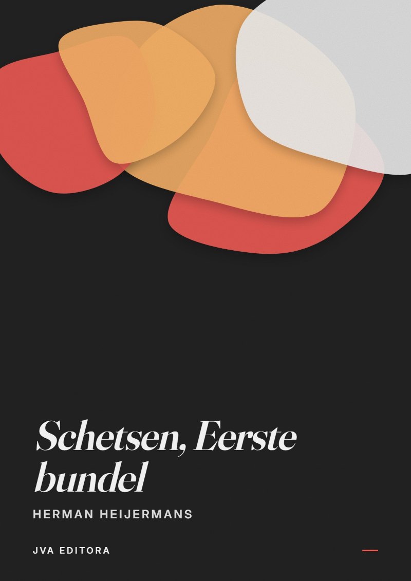 Εξώφυλλο του Schetsen, Eerste bundel