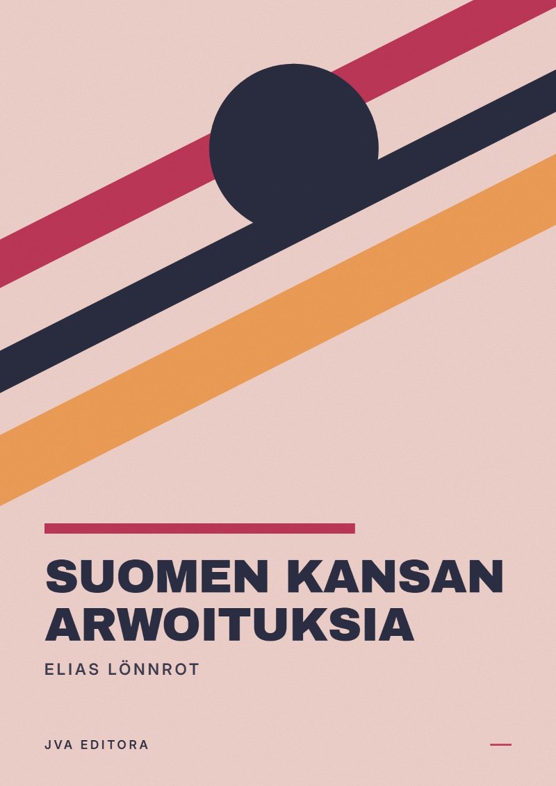 Portada de Suomen kansan Arwoituksia