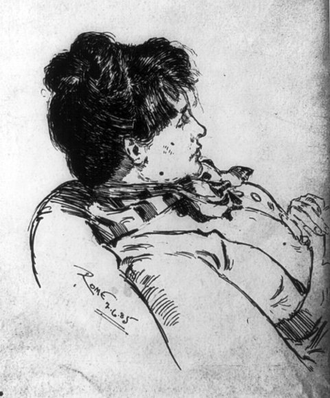 Retrato de Elizabeth Robins Pennell