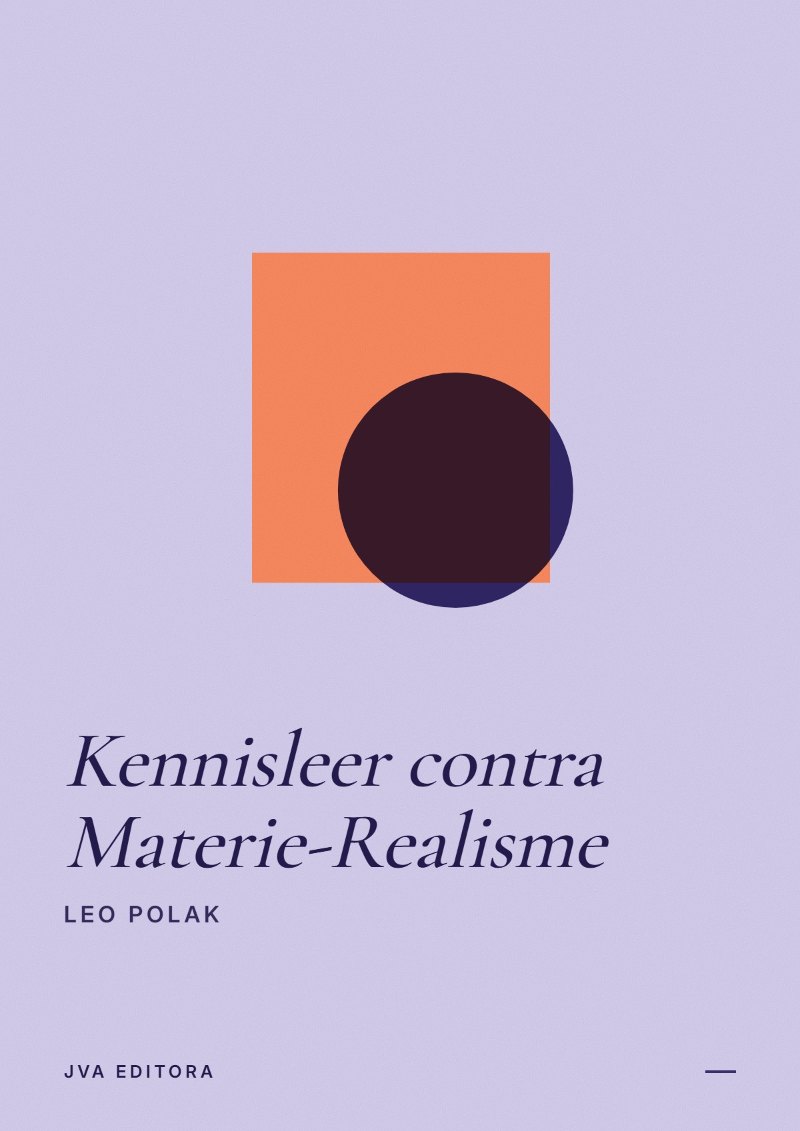 Portada de Kennisleer contra Materie-Realisme