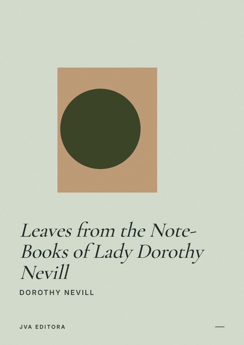 Copertina di Leaves from the Note-Books of Lady Dorothy Nevill