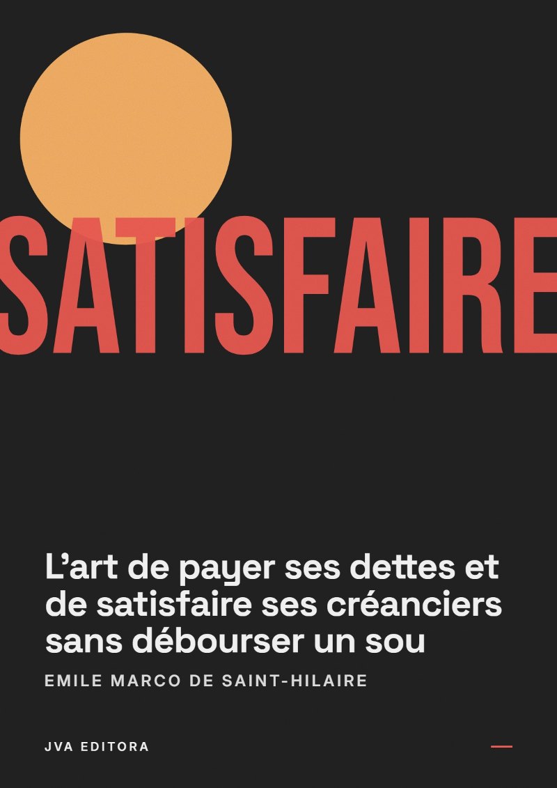 《L'art de payer ses dettes et de satisfaire ses créanciers sans débourser un sou》封面